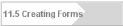 11.5 Creating Forms